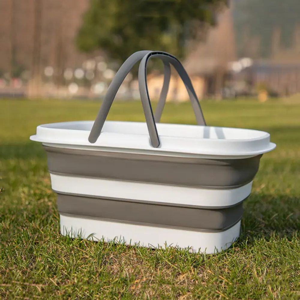 Skanto | Sammenleggbar Ultra Flex Multi-Use Kurv – For Camping, BBQ og Husholdningsbruk