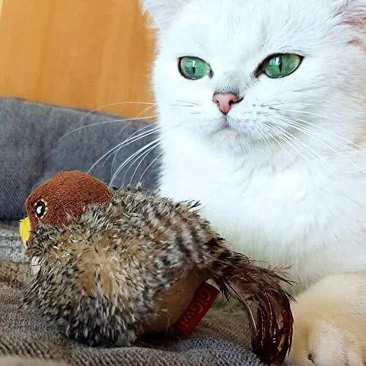 Katt leketøy - Simulert kvitre fugl Skanto