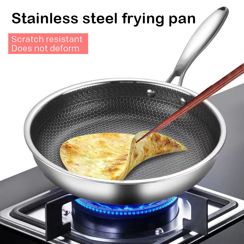 Skanto | Non-stick rustfritt stål bikube stekepanne