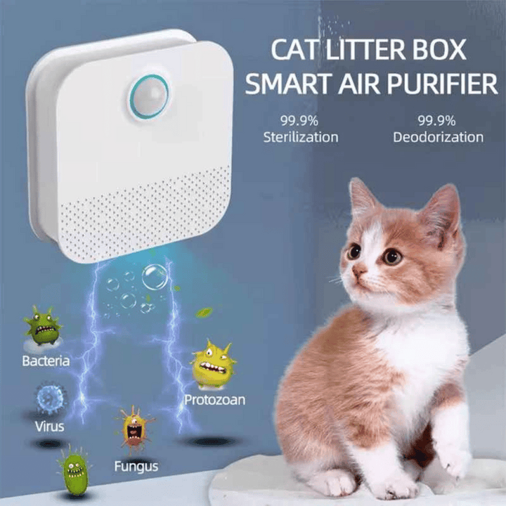 Skanto | Smart Litter Luftrenser – USB-oppladbar & Stille