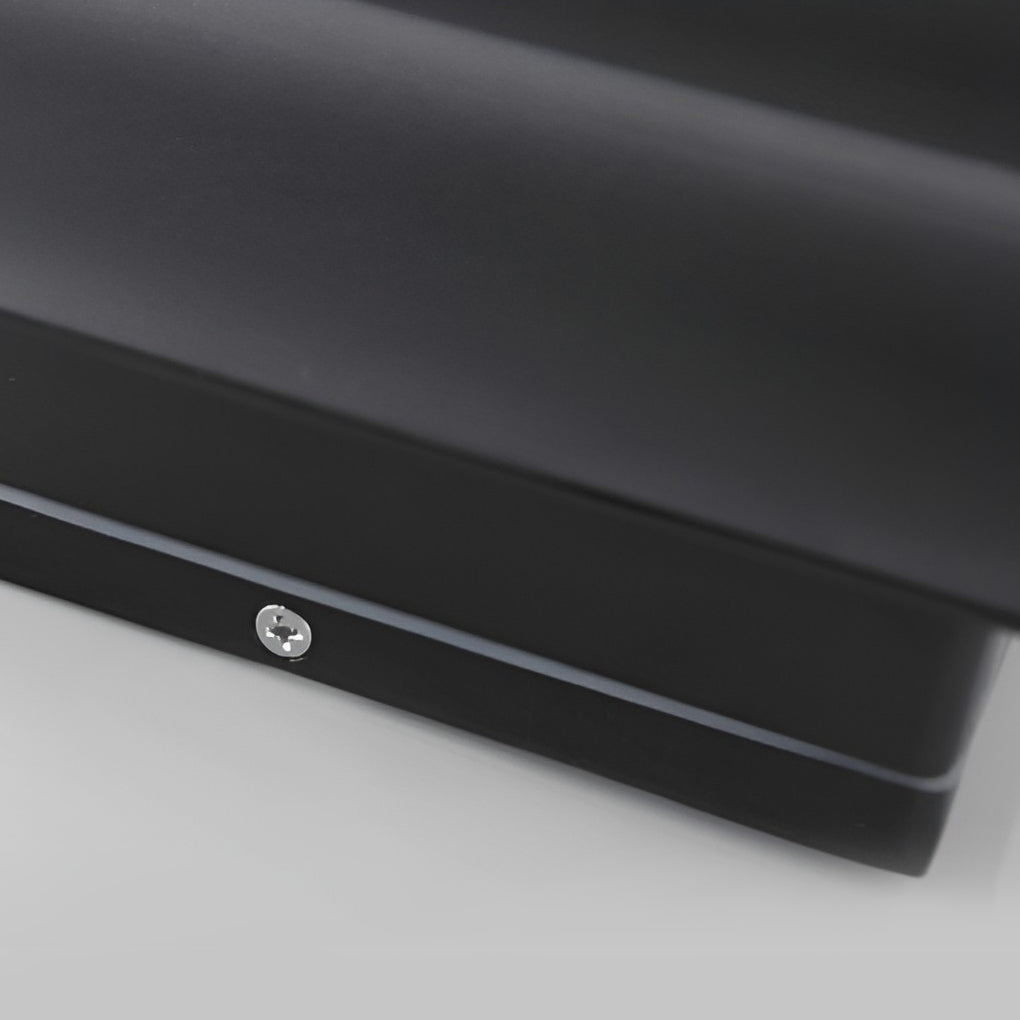 Moderne svart LED-Wandleuchte for Außenbereich
