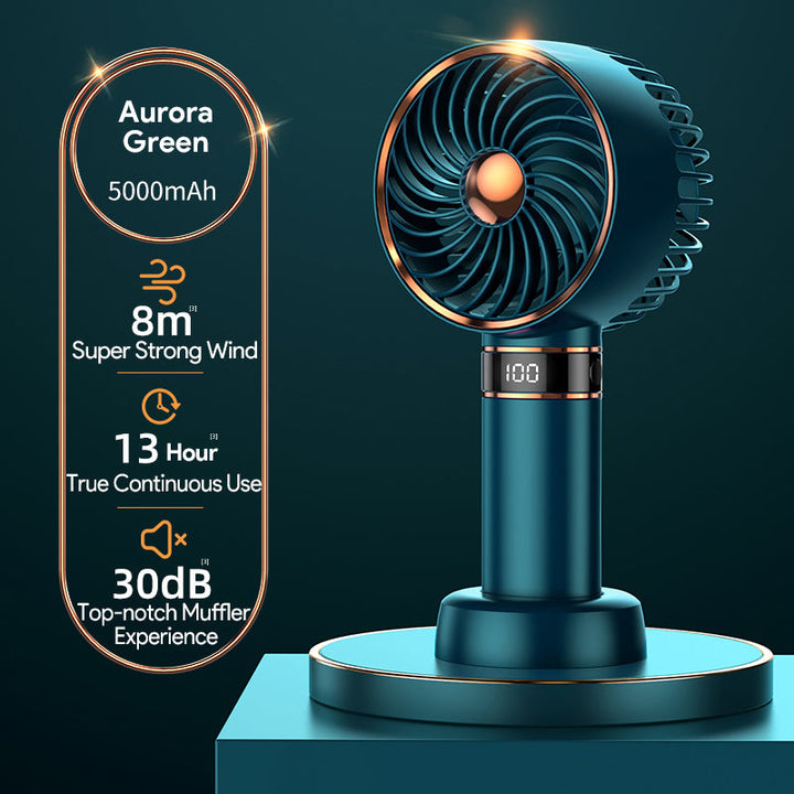 Bærbar 5000mAh Håndholdt Mini Airconditioner Vifte | Skanto