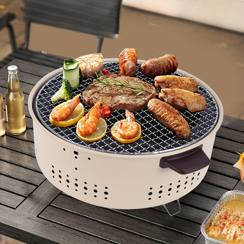 Innendørsgrill uten røyk – Elektrisk grillplate med fettavrenning og 2000W effekt | Skanto