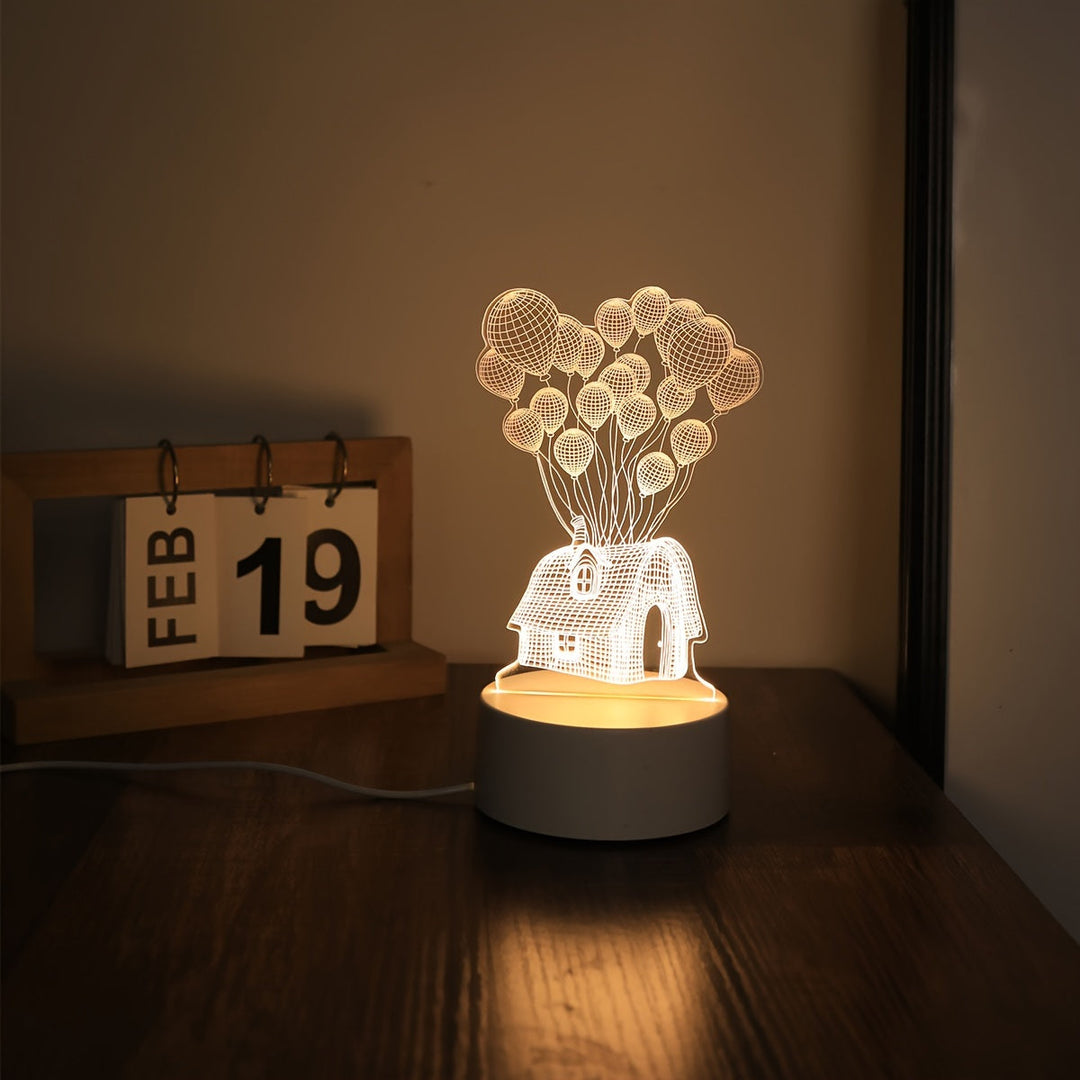LumiBalloon – Unik 3D LED Ballonglampe USB Skanto