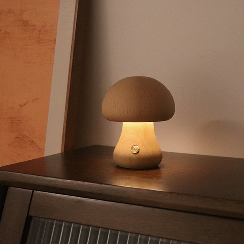Norvo | Sopp bordlampe i tre