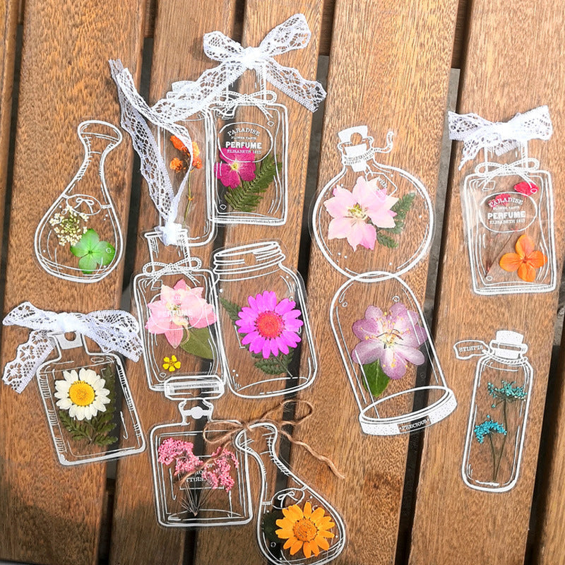 Skanto | Transparent tørket blomster bokmerke
