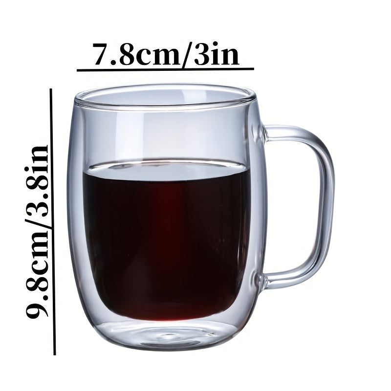ThermoSip Dobbeltvegget Glasskrus – Borosilikatglass, Varmeresistent & Elegant | Skanto