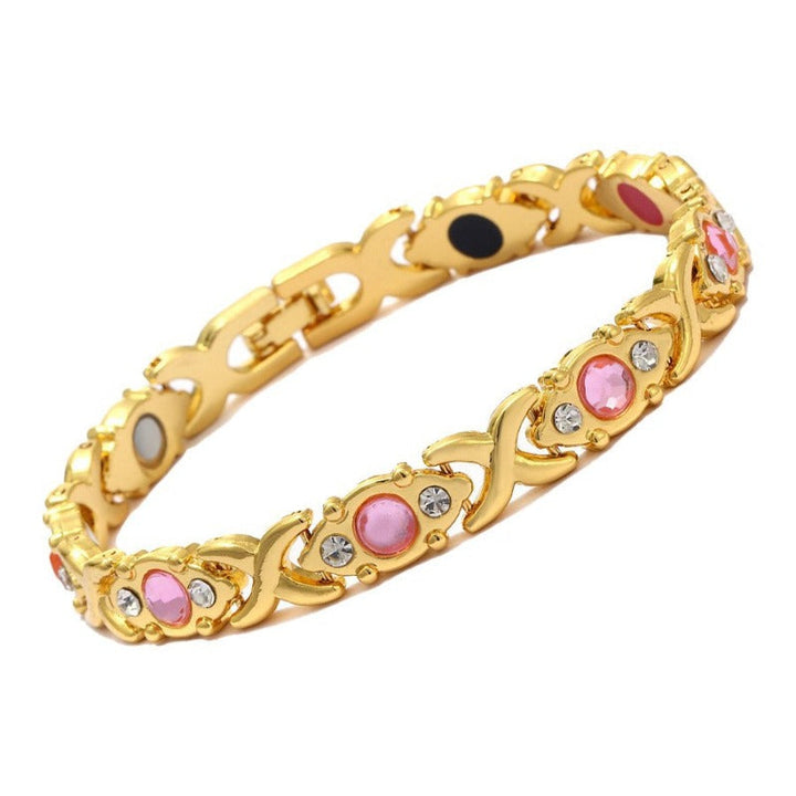 Skanto | Roségull Magnet Armbånd