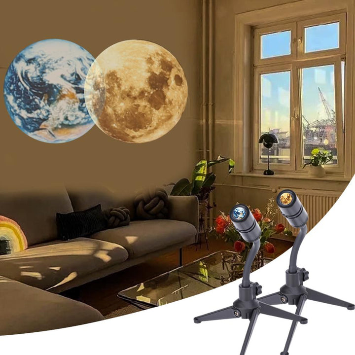 Skanto | Projektorlampe - EarthGlow - LED jorddesign - Inspirert nysgjerrighet