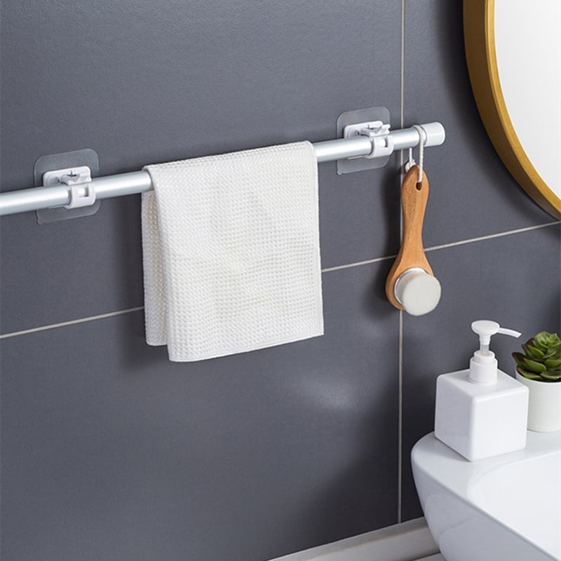 Skanto | Nail-Free Justerbare Gardinstangholdere (Sett med 2)