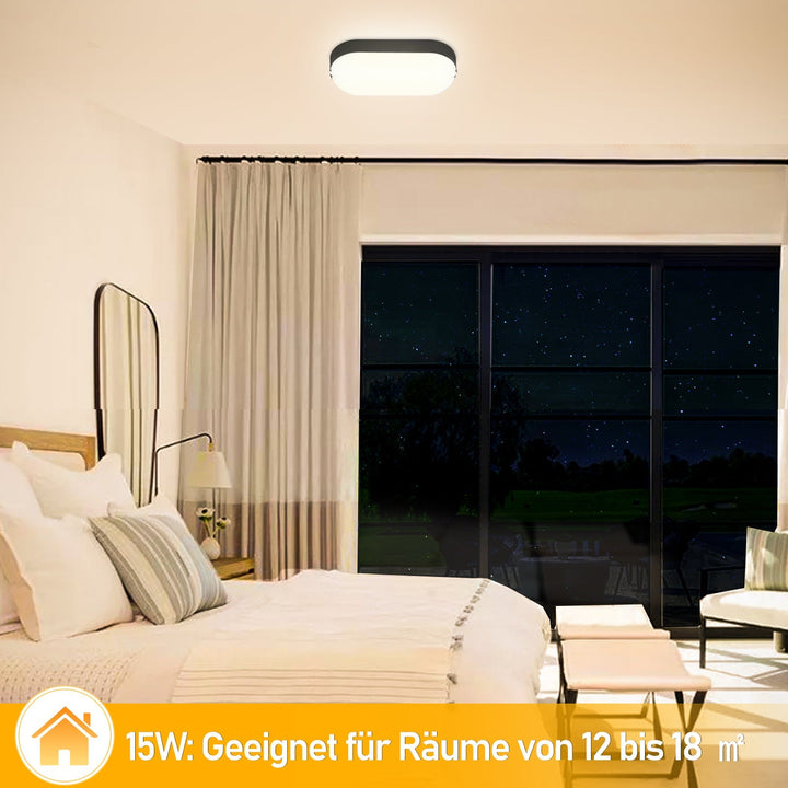 15W LED Fuktbestandig Lys IP54 2 Stykker | Skanto