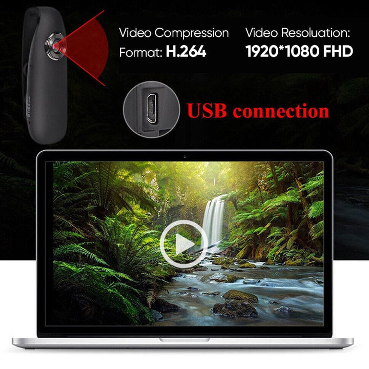 Saker Mini Kamera 1080P Video | Skanto