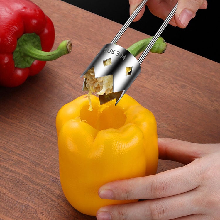 Skanto | 🍅304 Rustfritt Stål Multi-Bruk Kjernefjerner🍎