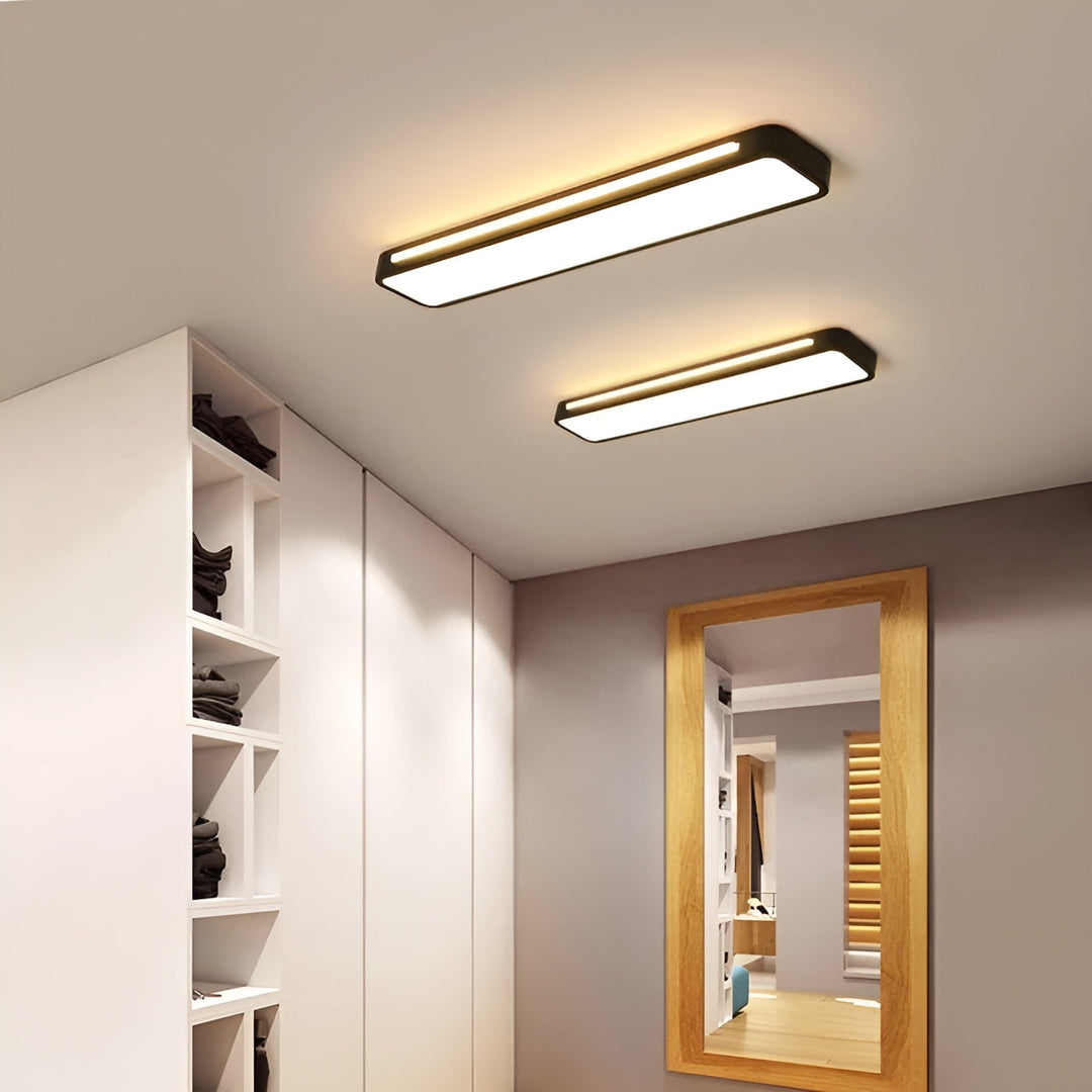 Rektangulær Taklampe – Klare Linjer & Moderne Design | Perfekt for Stue og Spisekrok | Skanto