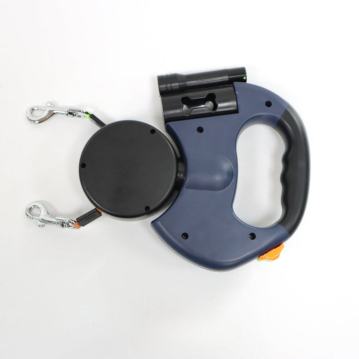 PowerPup Duo-Leash — Endelig stressfrie turer med to hunder i perfekt harmoni | Skanto