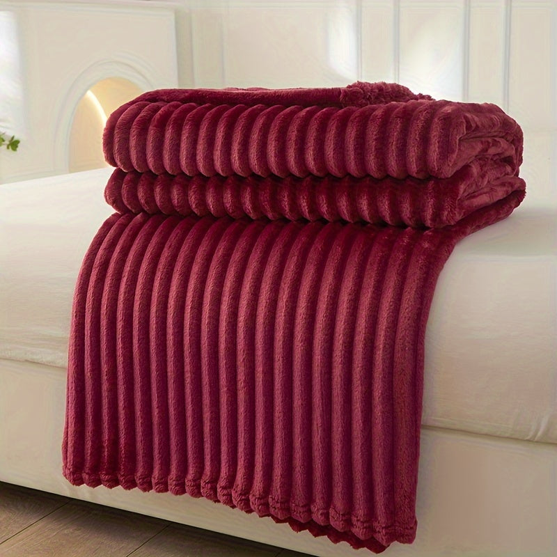 Skanto | Soft Plush Blanket with Rib Pattern