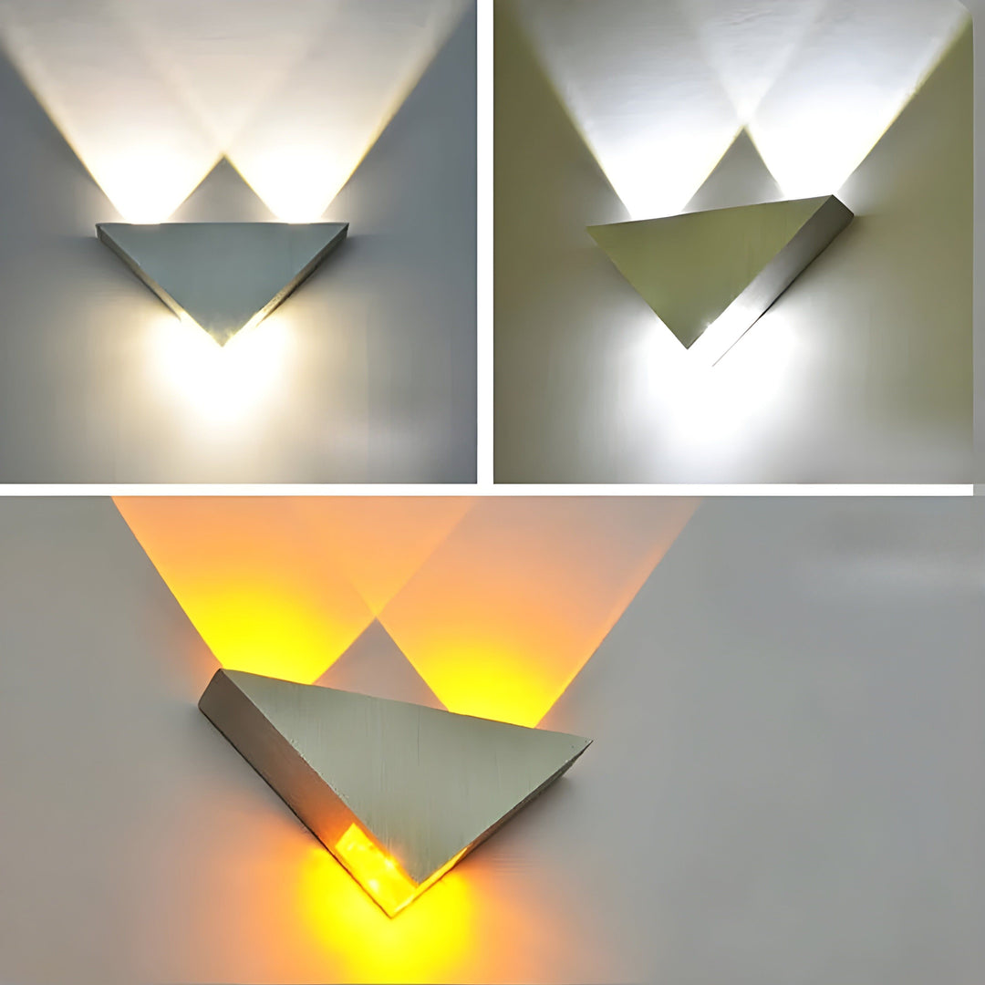 Skanto | Lys - Moderne Trekant Vegglampe LED Vegglampe