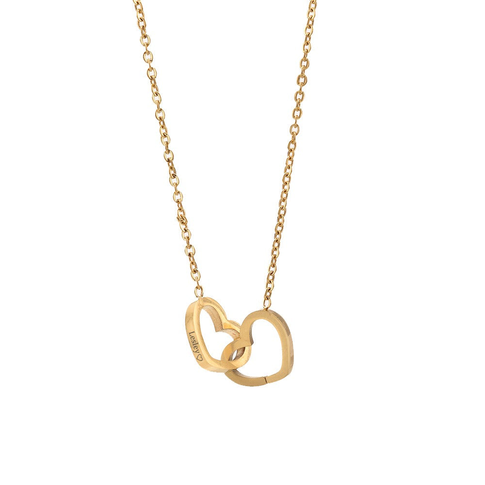 Skanto | Lunavia Smykkeskrin med Evig Rose og Hjertehalskjede – 14k Hvit Gull & 18k Gull Finish