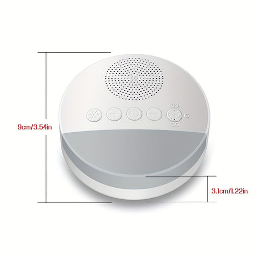 Skanto | DreamWave Hvit Lydmaskin – Beroligende Lydterapi med Timer