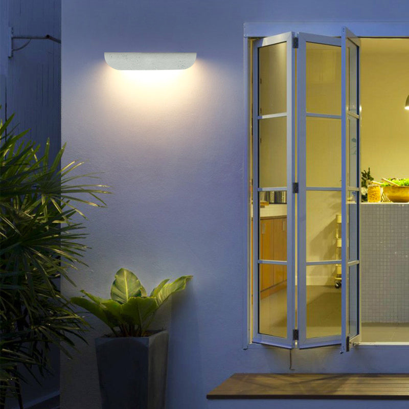 Skanto | Modern Vanntett Buet Utendørs Vegglampe