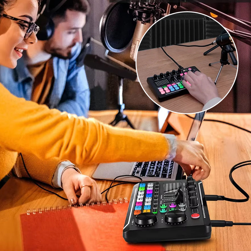 Live lydkort med DJ mikser effekter og stemmeskifter | Skanto