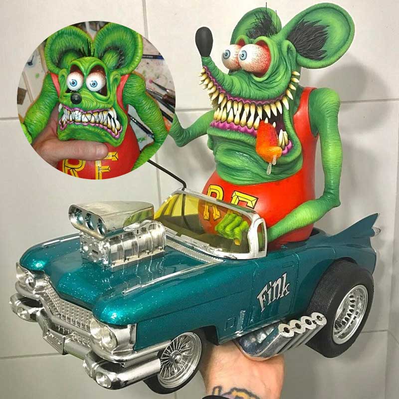 Sinne Stor Mun Monster Statuer | Skanto