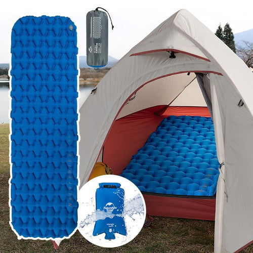 Campingteppe med luftmadrass | Skanto