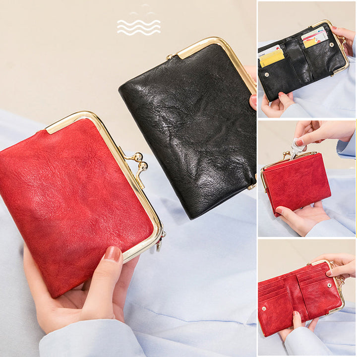 Skanto | Mini Fashion Kvinners Square Kortlommebok