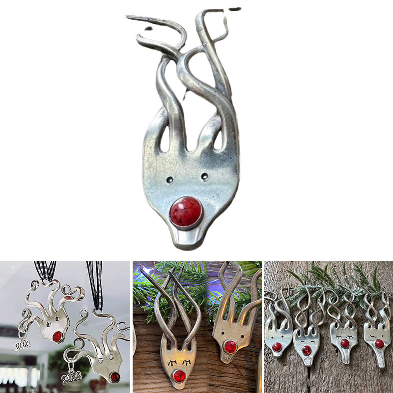 Morsom Gaffel Reinsdyr Ornament | Skanto