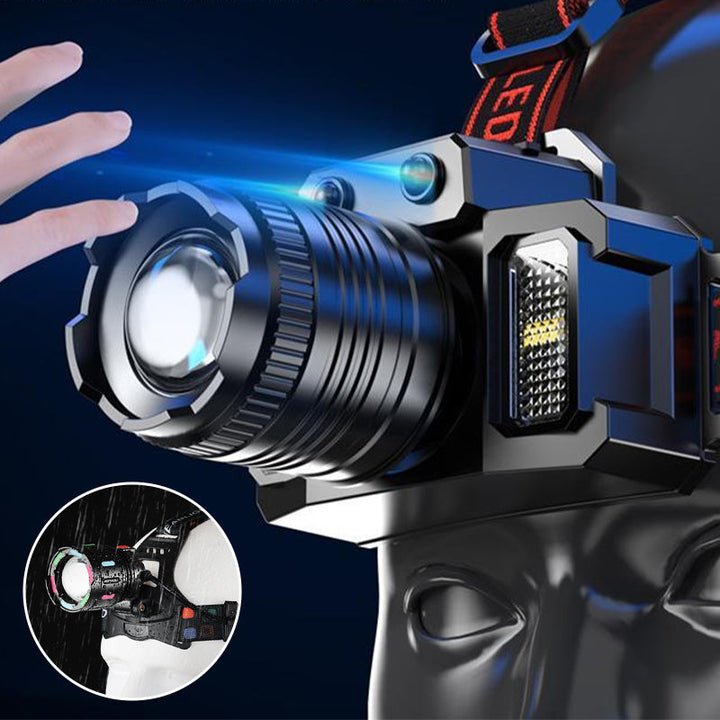 Skanto | USB Oppladbar Vanntett LED Hodelykt