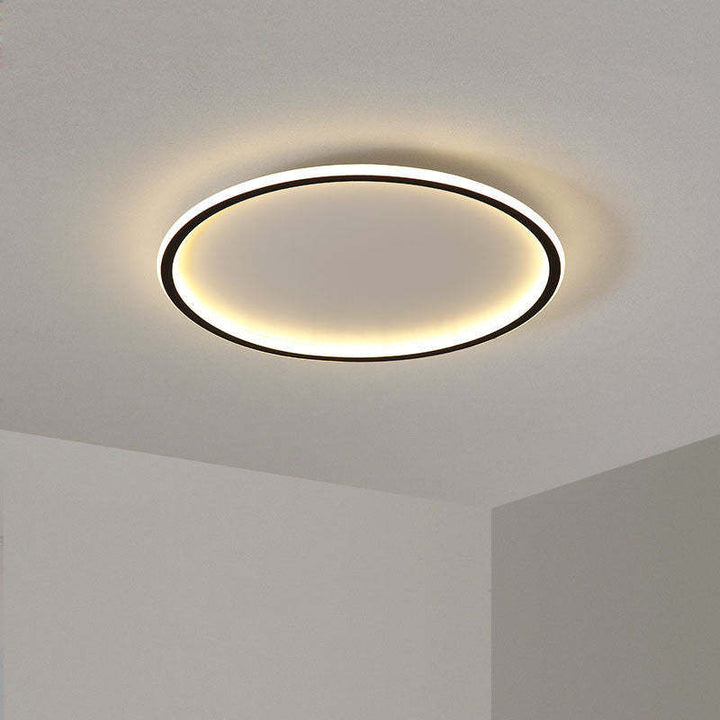 LunaNova - Moderne LED Taklampe Metall/Akryl for Stue og Soverom, Svart/Hvit Design | Skanto
