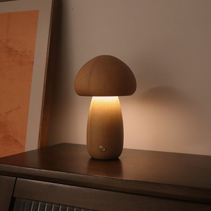 Norvo | Sopp bordlampe i tre