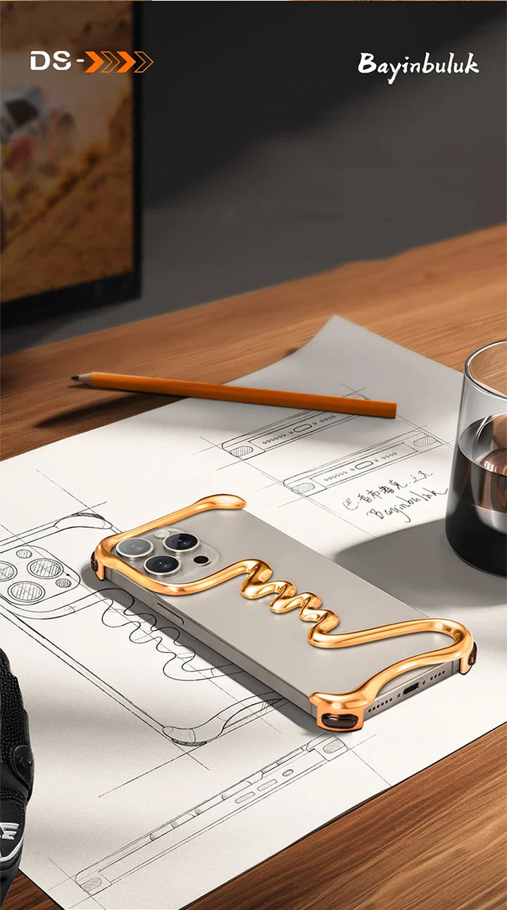 Skanto | Metalllegering rammefri iPhone-deksel
