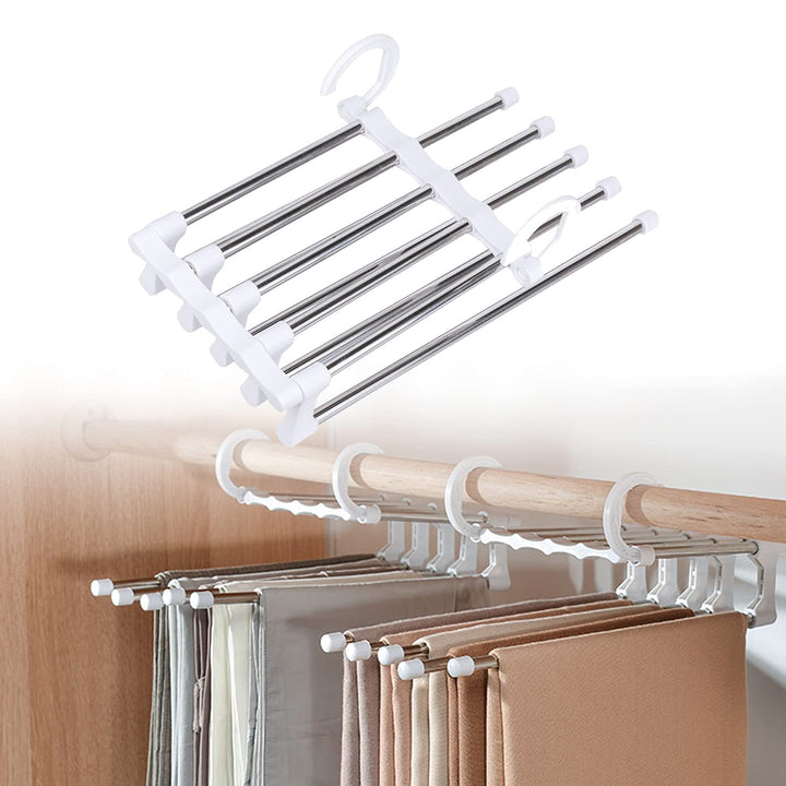 Skanto | RackHanger - 5 i 1 - Multifunksjonell - Plassbesparende - Praktisk - Stilig design