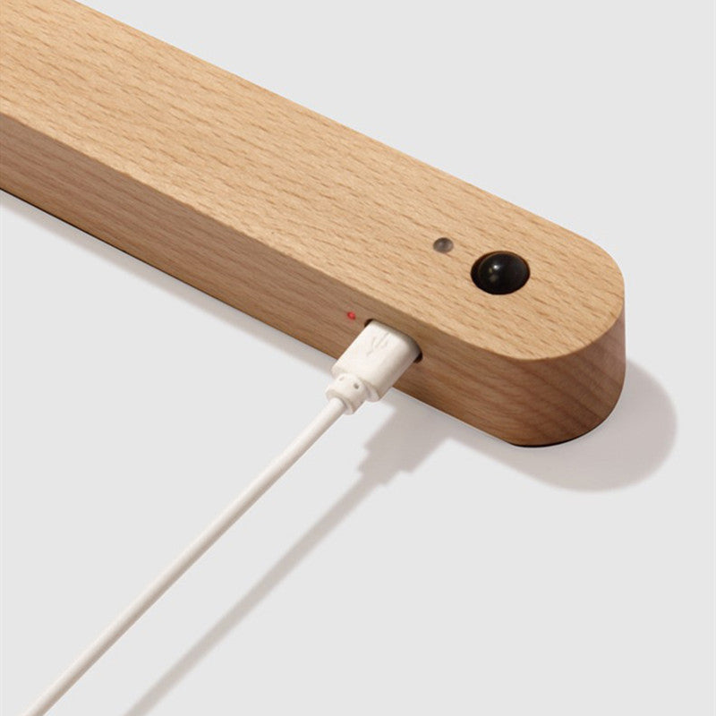 Norvo | Oppladbar Trådløs Magnetisk LED Bevegelsessensor Nattlys, for Gang, Klesskap, Trapper, Bad, Bil