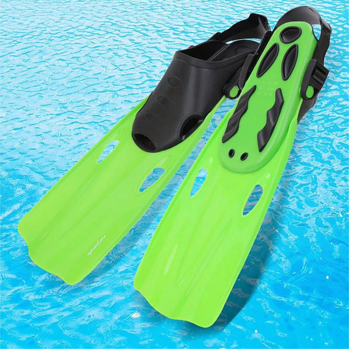Skanto | Justerbare åpne hæl snorkel fins, kompakte reise svømmeføtter for snorkling og dykking