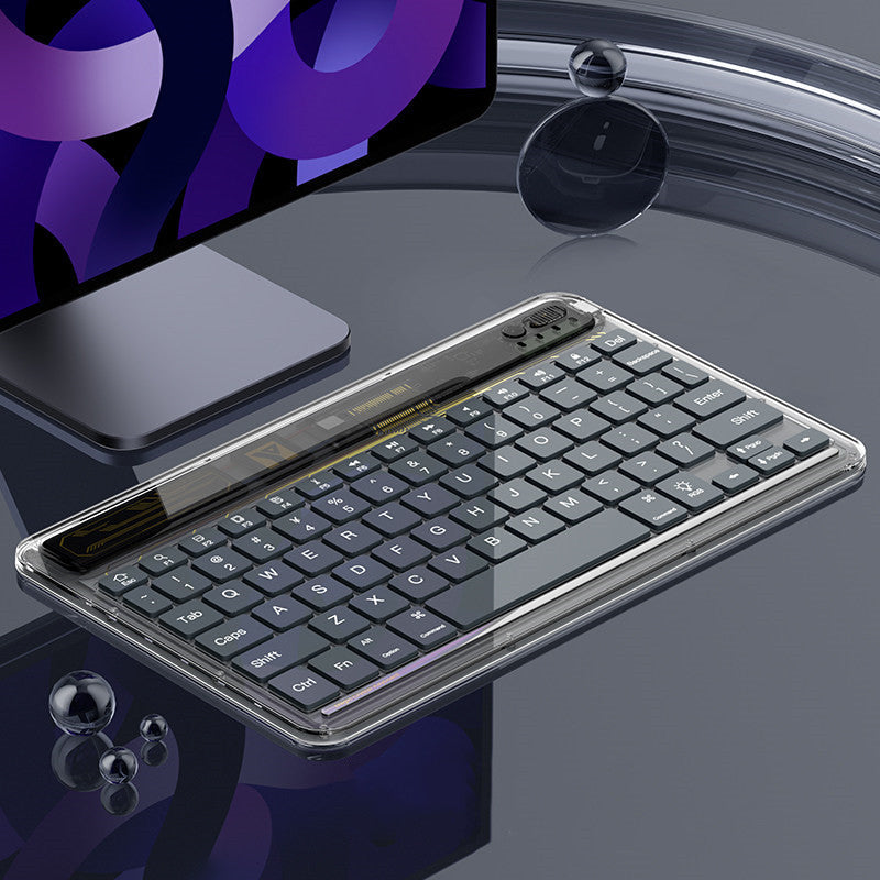 Skanto | Transparent Trådløst Bluetooth Tastatur