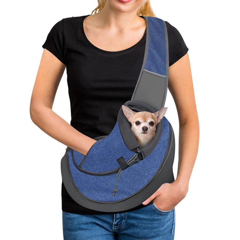 Skanto | Katt og Hund Bærer Slynge Bag med Justerbar Stropp & Telefonlomme, for Hunder & Katter