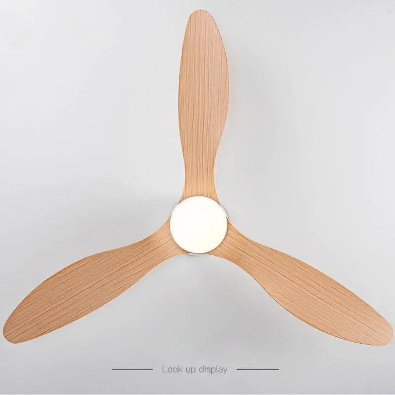 42/52 Tommers Takvifter med LED Lys - 3 Farger, 6 Hastigheter DC Motor, Fjernkontroll, Lave Gulvdekorative Vifter med Belysning | Skanto