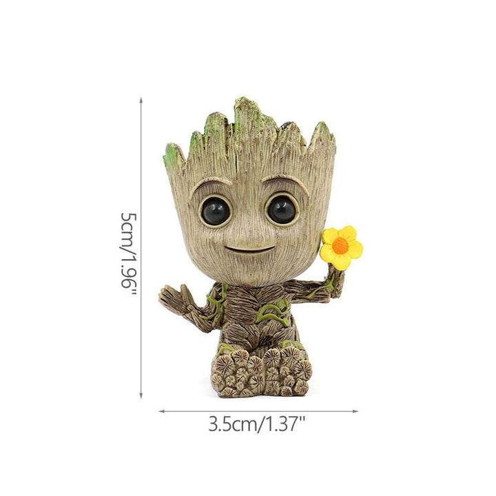 Skanto | Cartoon Stor Miniature Figur: Lekfull Kontor Dekorasjon