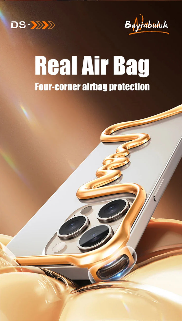 Skanto | Metalllegering rammefri iPhone-deksel