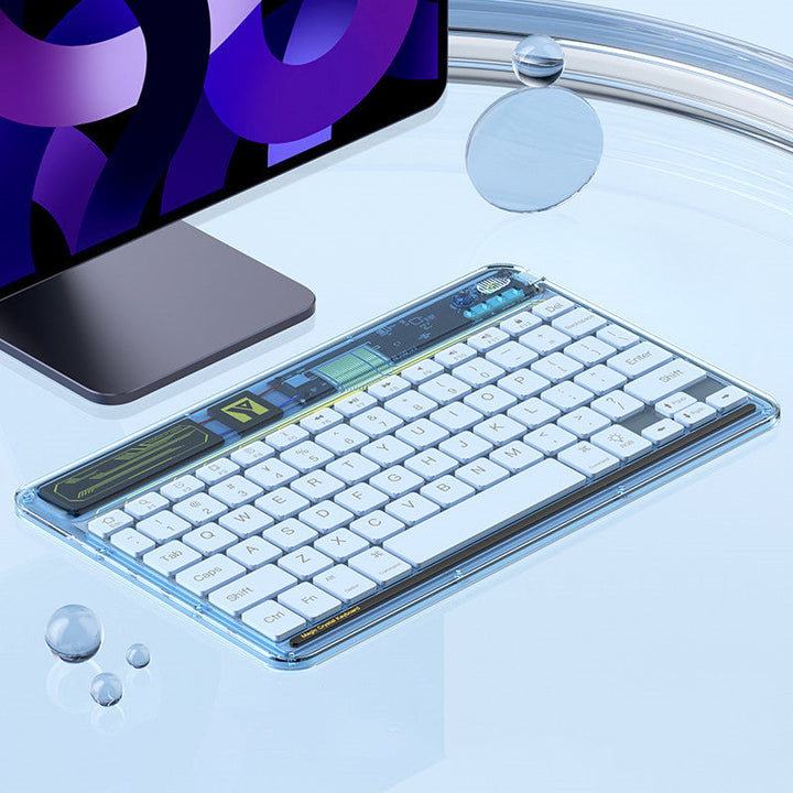 Skanto | Transparent Trådløst Bluetooth Tastatur