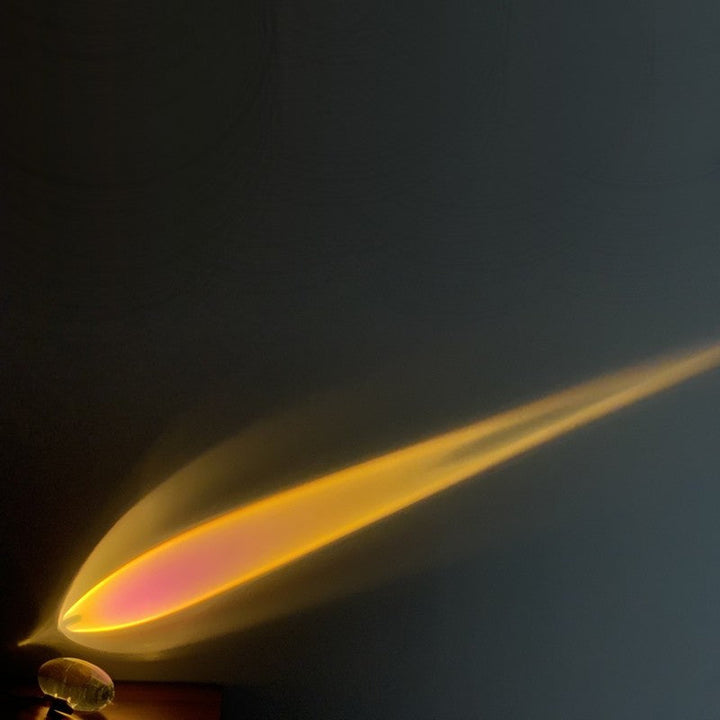 Skanto | Solnedgangsprosjektorlampe, med vakker lys og minimalistisk design, for bad, bilder og mer