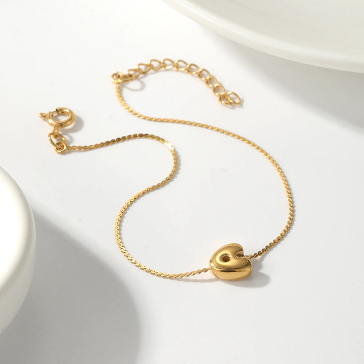 Skanto | Delikat Boblebokstav Initialarmbånd