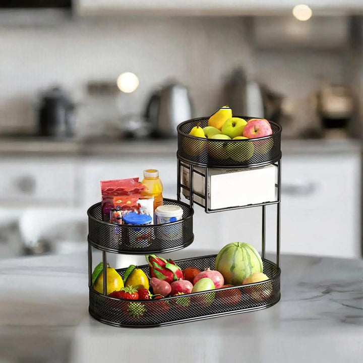 FruitElegance – Metalltråd Kurv for Frukt & Grønnsaker Skanto