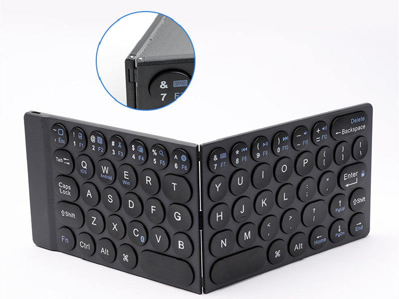 Skanto | Bærbart Foldsamt Tastatur, med Ultra-slim & Lett Design, for Reiser, Hjem, Kontor & Mer