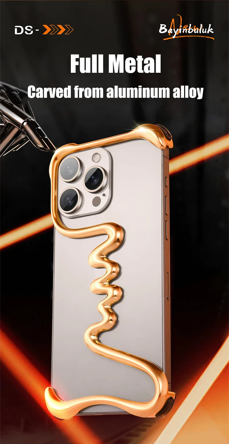 Skanto | Metalllegering rammefri iPhone-deksel