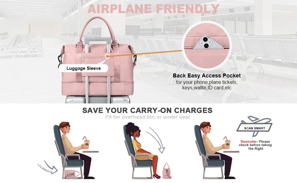 Skanto | Reiseduffel med sko rom