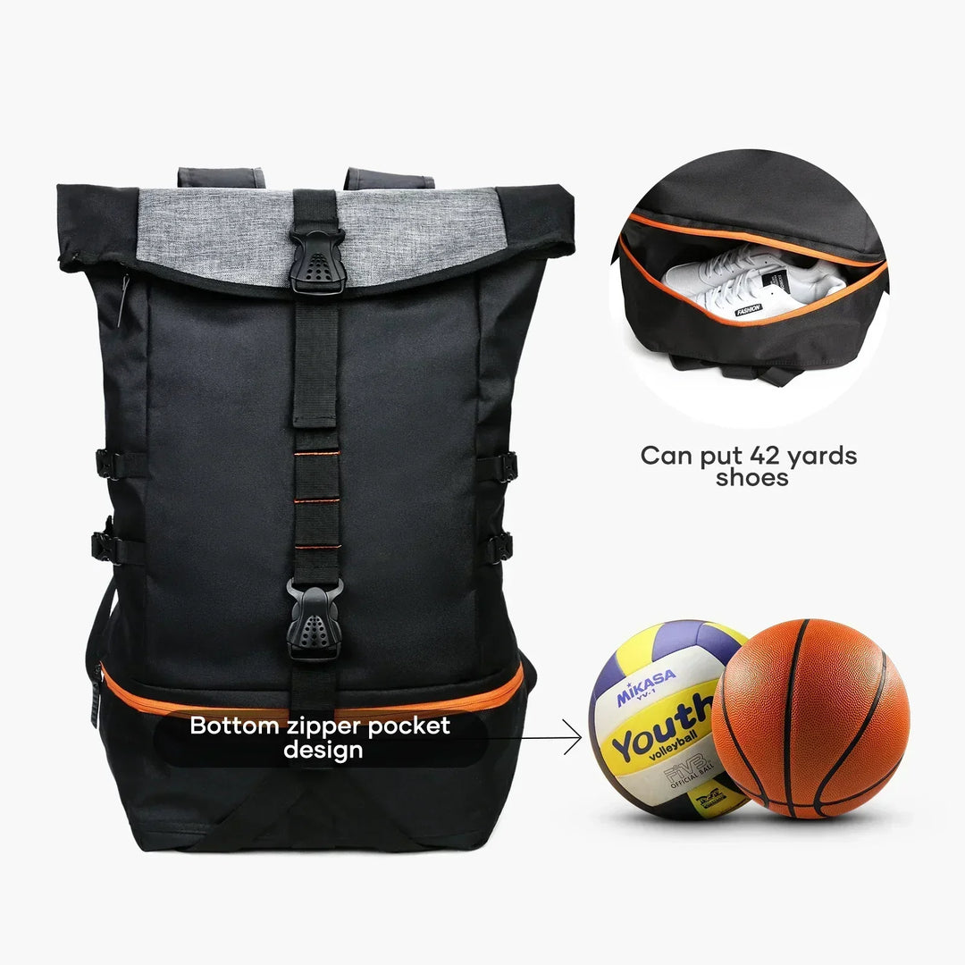 Skanto | SportGear Ryggsekk med Ballrom og Skorom – 35L Softback