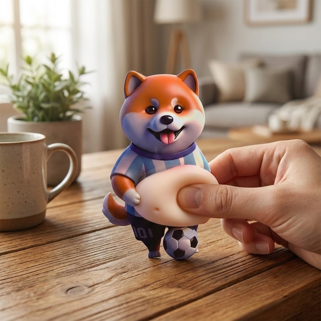 Chubby Shiba Silikon Klistremerke Beskytter | Skanto